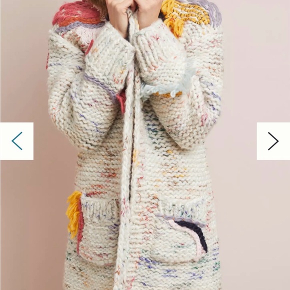 Anthropologie Arietta Fringed Cardigan - Picture 8 of 9